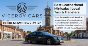 Best Leatherhead Minicabs Local Taxi & Transfers Viceroy Cars